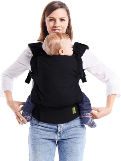 Boba marsupiu X din bumbac – Black Beauty