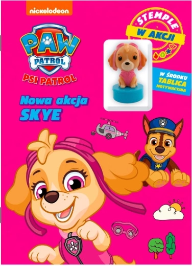 Patrula Cățelușilor: Ștampile în acțiune – carte de activități cu Skye