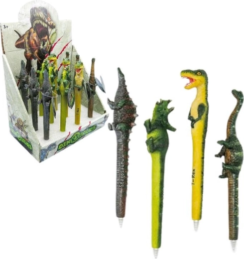 Stilou cu dinozaur – accesoriu vesel pentru școală