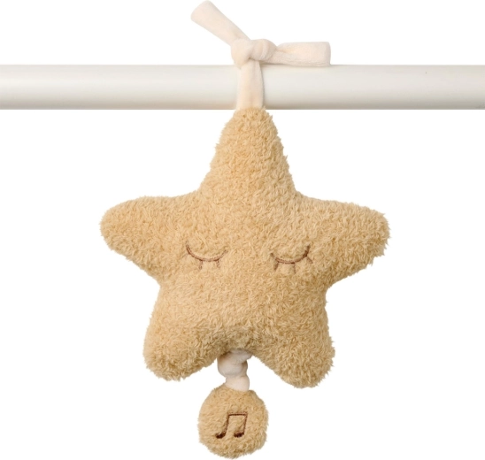 Jucărie muzicală din pluș Nattou Teddy steluță 25 cm