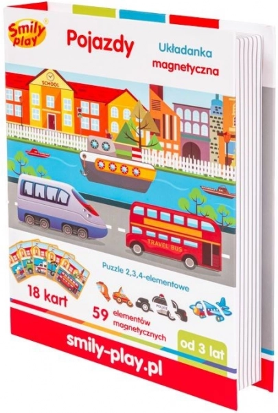 Puzzle magnetic – mijloace de transport