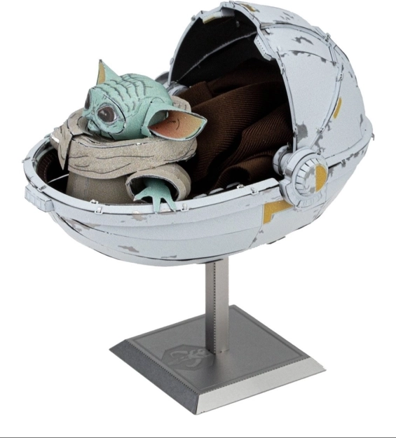 Puzzel 3D Metal Earth Star Wars Mandalorian: Copilul