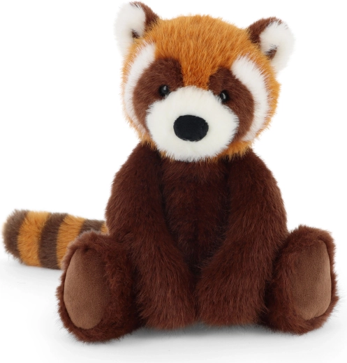 Panda de pluș roșie Keeleco Lumea magică 20 cm