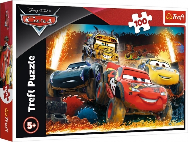 Puzzle Mașini Disney Cars Cursă Extremă