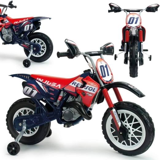 Motocicletă electrică pentru copii Injusa Repsol 6 V