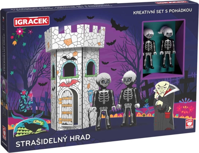 Igráček castel bântuit – set creativ cu poveste