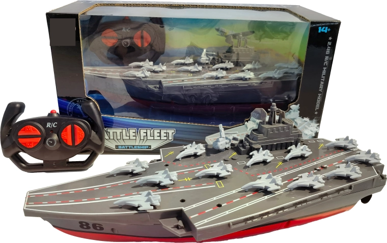Portavion militar R/C Battle Fleet 1:16