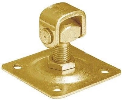 Balamă reglabilă pentru înșurubare M20 × 100 mm, zincată galben