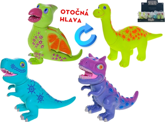 Figurină dinozaur 15,5 cm – Brontosaurus, Velociraptor, Pterodactyl, T‑Rex