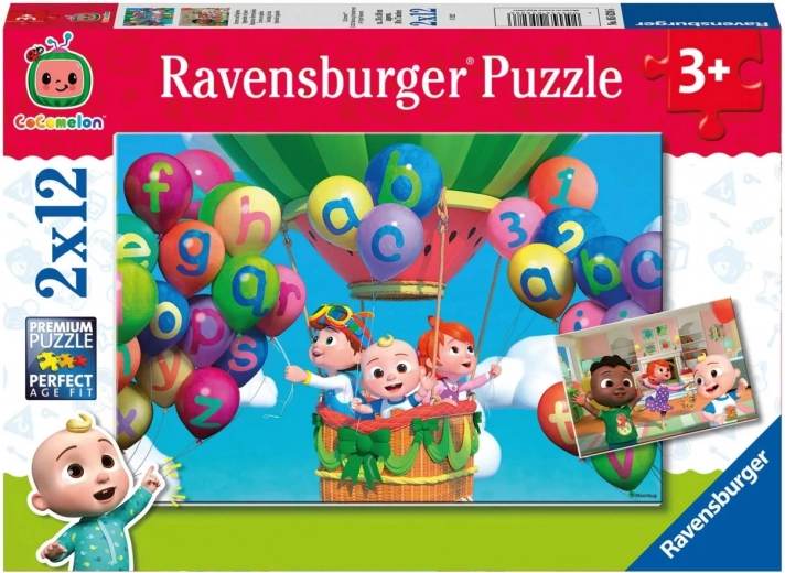 Puzzle Ravensburger Cocomelon 2×12 piese