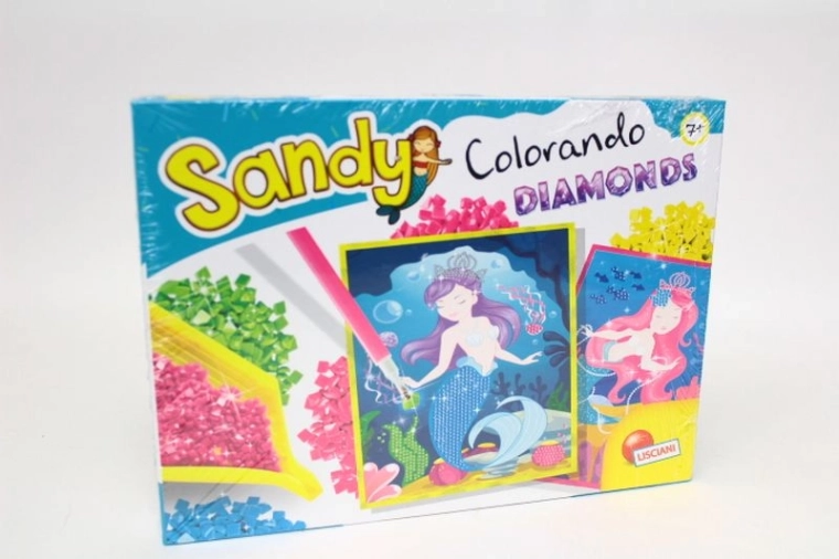 Lisciani Sandy Colorando Colorando Diamonds – mozaic cu diamante, sirene