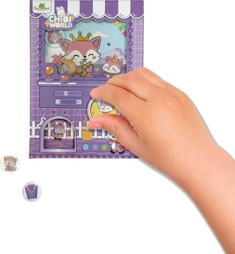Chibi lume gashapon caiet de notițe vulpe - 1 bucată