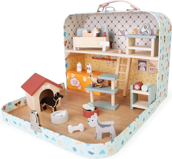 2Kids Toys căsuță pentru animăluțe în valiză
