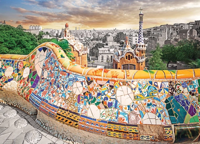EUROGRAPHICS Puzzle Barcelona - Park Güell 1000 piese