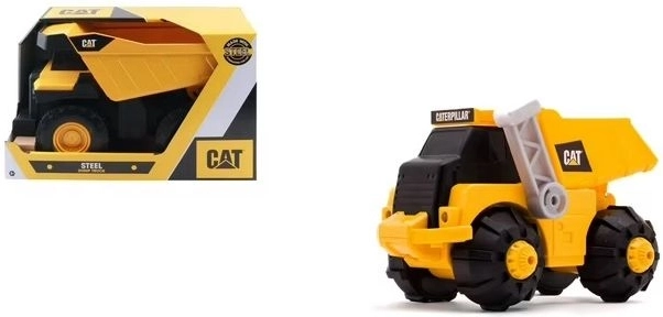 Camion basculant CAT cu sunete și lumini pe baterii