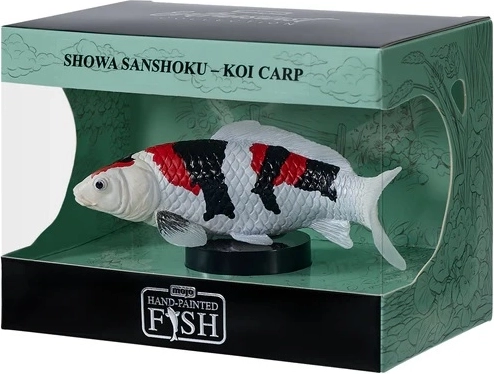 Mojo figurină crap koi Showa Sanshoku în cutie - 1 bucată