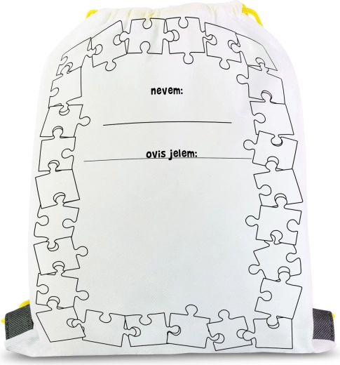 Sac de sport de colorat pentru încălțăminte de schimb, cu 4 markere