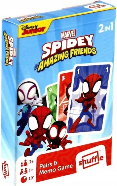 Cărți de joc Păcălici și memorie Spidey