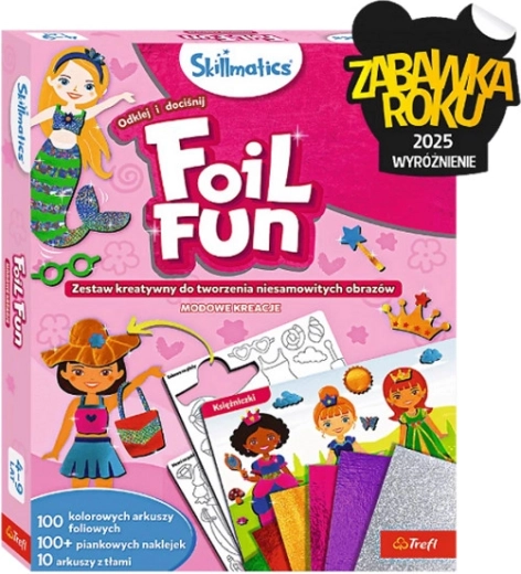 Trefl Skillmatics Foil Fun Creații de modă