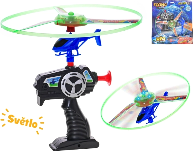 Disc lansator 25 cm cu mecanism pe baterii