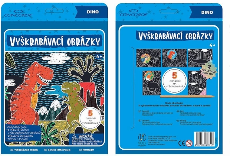 Imagini de răzuit CONCORDE dinozauri