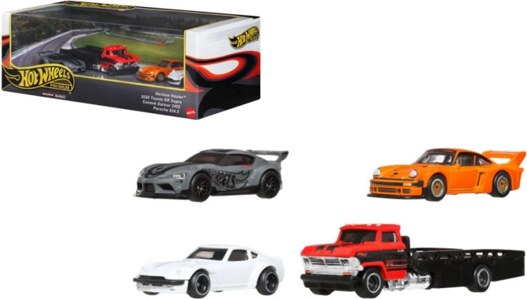 Hot Wheels Premium Collector – set de 4 mașinuțe