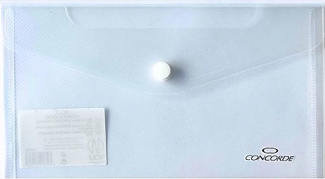 Dosare cu capsă cu buton DL transparente CONCORDE