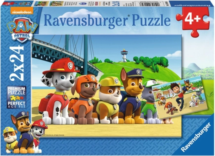 Ravensburger puzzle PAW Patrol echipă 2x24 piese