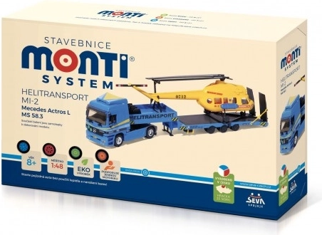 Set de construcție Helitransport MI-2 Mercedes Actros L 1:48