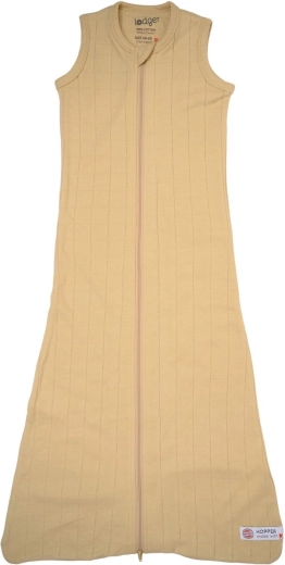 Lodger Hopper sac de dormit din bumbac fără mâneci Solid Tribe Sand 50/62