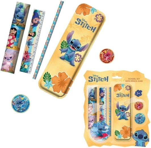 Set școlar cu penar Lilo & Stitch