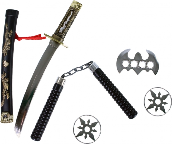 Set de jucării Ninja cu katana