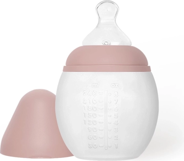 Biberon anticolici Élhée pentru bebeluși 240 ml blush