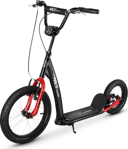 Trotinetă NILS Extreme cu roți pneumatice 16/12