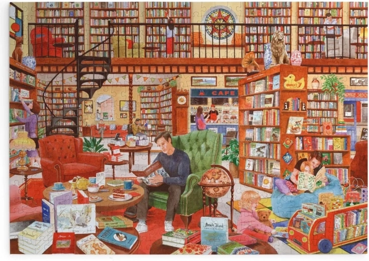 Puzzle House of Puzzles Cititul la ceai, 500 de piese