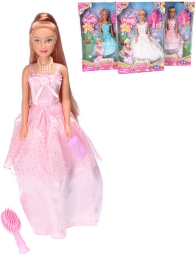 Păpușa Defa Lucy prințesă în rochie de bal cu accesorii 29 cm - 1 bucată