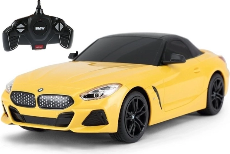 Mașină RC BMW Z4 Roadster 1:18 galbenă