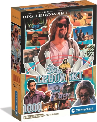 Clementoni puzzle Filme cult: The Big Lebowski 1000 piese
