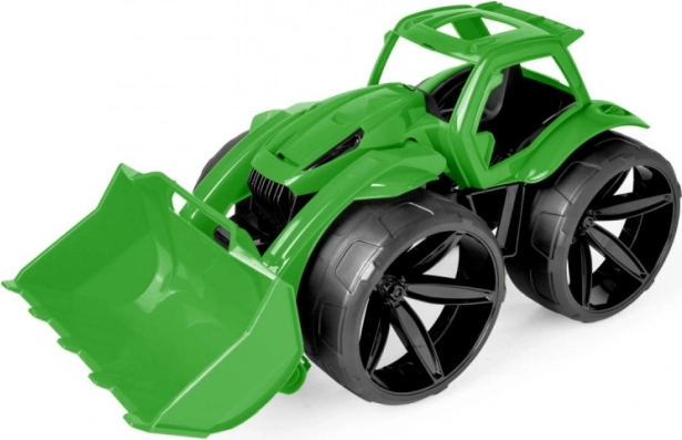 Maximus tractor verde cu încărcător