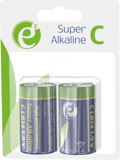 Baterii alcaline C LR14 1.5 V, pachet 2 buc