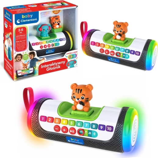 Difuzor interactiv elefant și tigru Clementoni