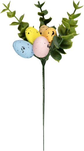 Crenguță decorativă cu ouă de Paște 24 cm