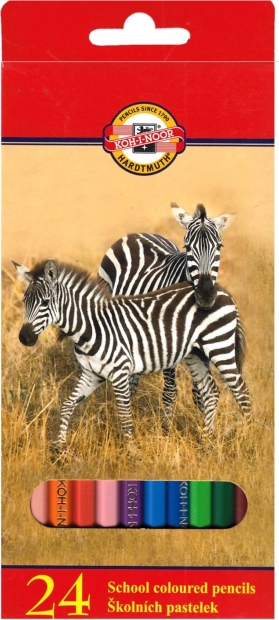 Set creioane colorate KOH-I-NOOR 24 buc