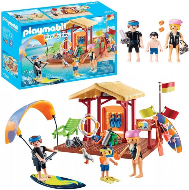 Set de construcție creativă Playmobil sporturi acvatice