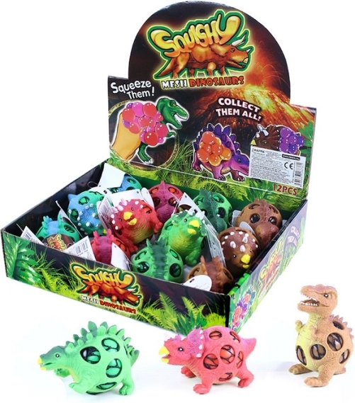 Minge antistres de dinozaur cu deschideri