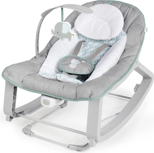 Ingenuity leagăn și șezlong 3‑în‑1 Keep Cozy Weave, cu vibrații, 0m+ până la 18 kg