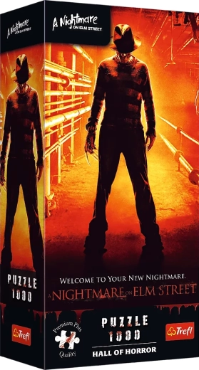 Puzzle Trefl Premium Plus Hall of Horror: Coșmar pe Strada Elm 1000 de piese