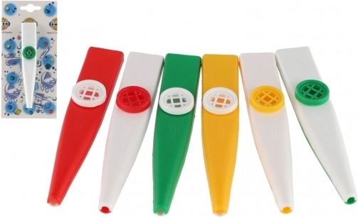 Kazoo din plastic 12 cm – 4 culori