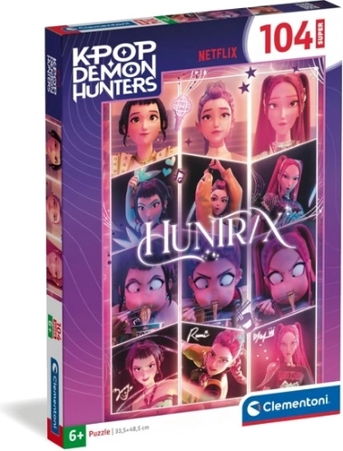 Puzzle Clementoni Super K-Pop Demon Hunters, 104 piese