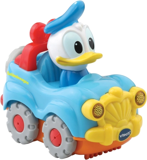 Disney Mickey Mouse Tut Tut Baby Flitzer Mașina de teren a lui Donald 10 cm